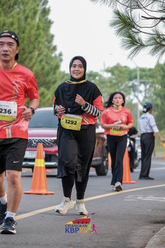 Race photo from CISANGKAN KBP CITY RUN 2025