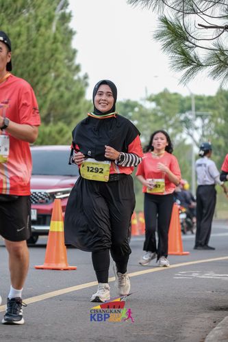 Race photo from CISANGKAN KBP CITY RUN 2025