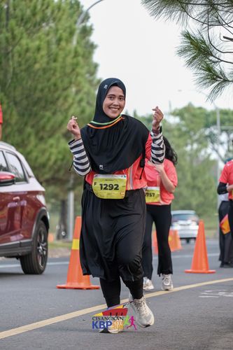 Race photo from CISANGKAN KBP CITY RUN 2025