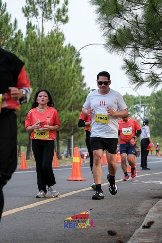 Race photo from CISANGKAN KBP CITY RUN 2025
