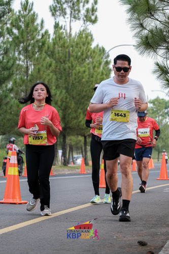 Race photo from CISANGKAN KBP CITY RUN 2025