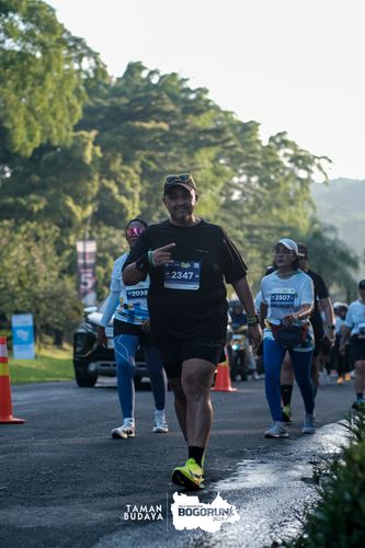 Race photo from Taman Budaya x BOGORUN 2025