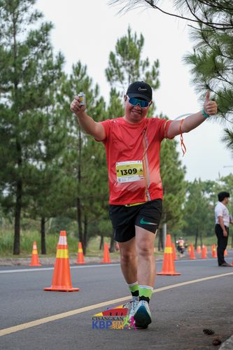 Race photo from CISANGKAN KBP CITY RUN 2025