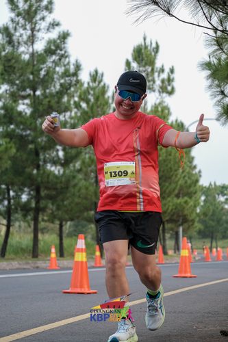 Race photo from CISANGKAN KBP CITY RUN 2025