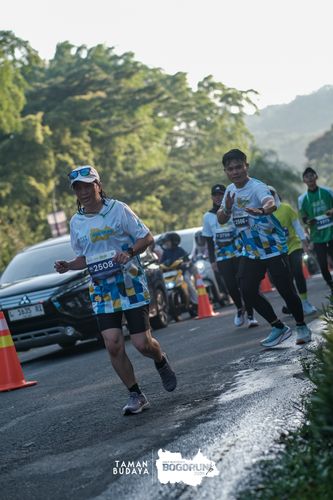 Race photo from Taman Budaya x BOGORUN 2025