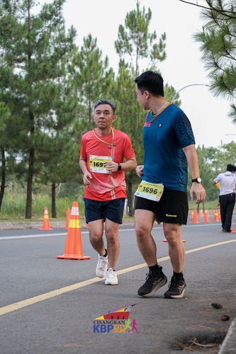 Race photo from CISANGKAN KBP CITY RUN 2025