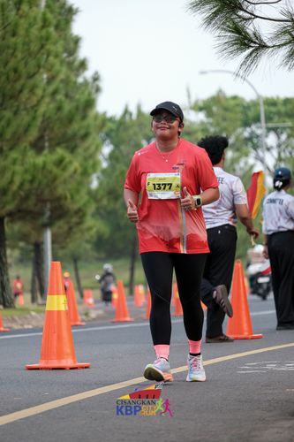 Race photo from CISANGKAN KBP CITY RUN 2025