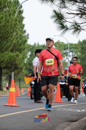Race photo from CISANGKAN KBP CITY RUN 2025