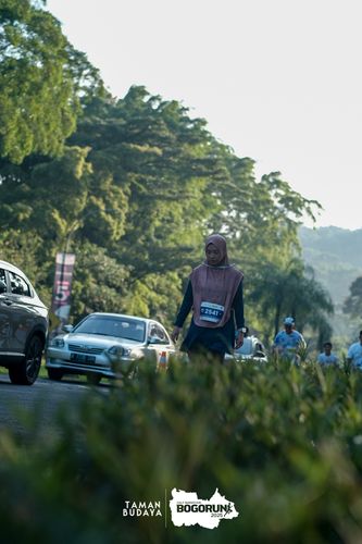 Race photo from Taman Budaya x BOGORUN 2025