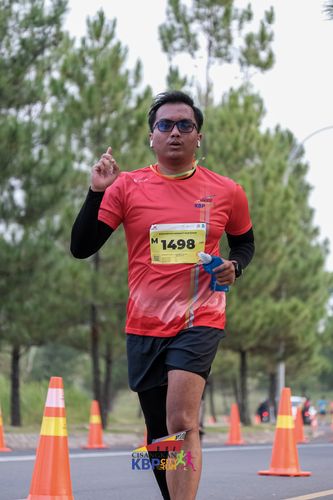 Race photo from CISANGKAN KBP CITY RUN 2025