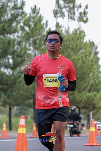 Race photo from CISANGKAN KBP CITY RUN 2025