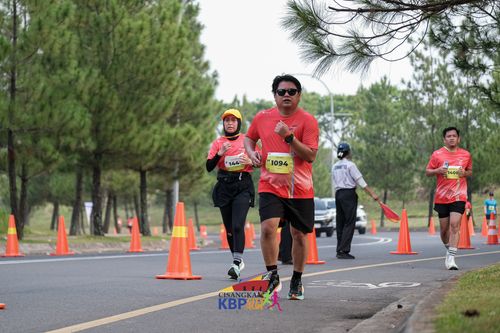 Race photo from CISANGKAN KBP CITY RUN 2025