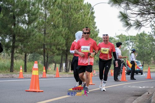 Race photo from CISANGKAN KBP CITY RUN 2025