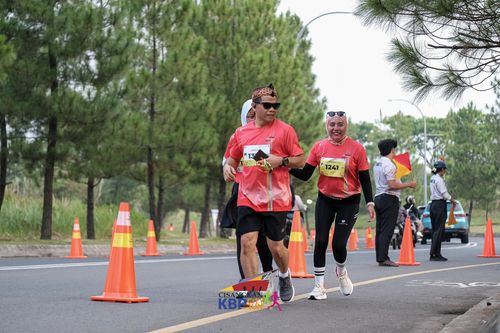 Race photo from CISANGKAN KBP CITY RUN 2025
