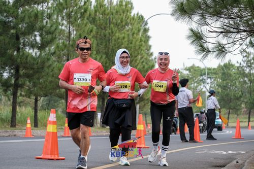 Race photo from CISANGKAN KBP CITY RUN 2025
