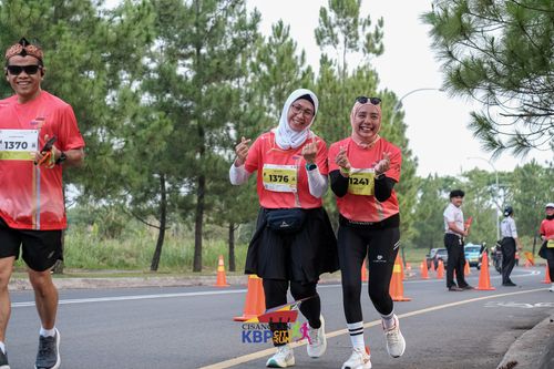 Race photo from CISANGKAN KBP CITY RUN 2025