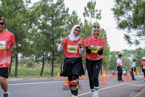 Race photo from CISANGKAN KBP CITY RUN 2025
