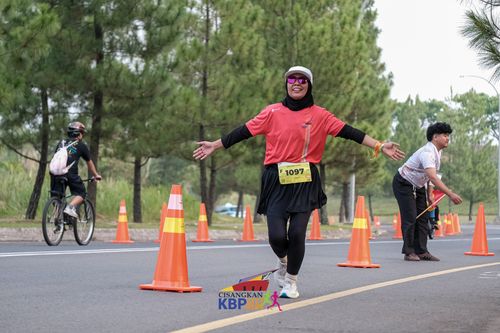 Race photo from CISANGKAN KBP CITY RUN 2025