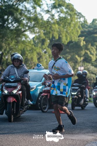 Race photo from Taman Budaya x BOGORUN 2025