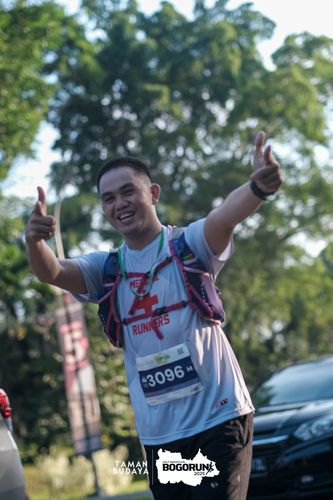Race photo from Taman Budaya x BOGORUN 2025