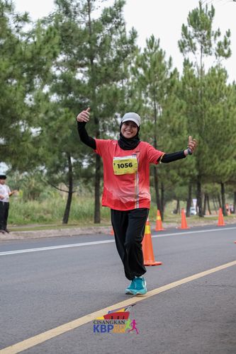 Race photo from CISANGKAN KBP CITY RUN 2025