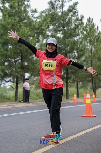 Race photo from CISANGKAN KBP CITY RUN 2025