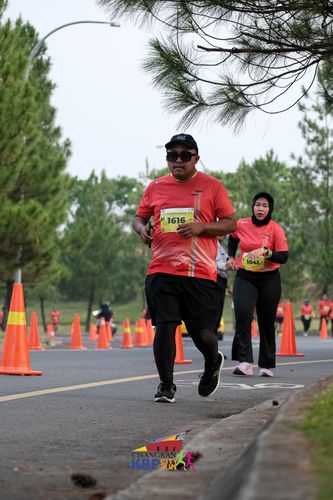 Race photo from CISANGKAN KBP CITY RUN 2025