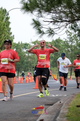 Race photo from CISANGKAN KBP CITY RUN 2025