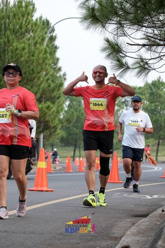 Race photo from CISANGKAN KBP CITY RUN 2025
