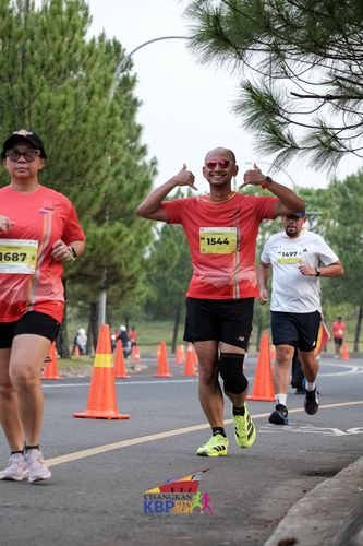 Race photo from CISANGKAN KBP CITY RUN 2025