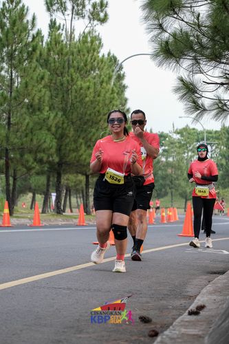 Race photo from CISANGKAN KBP CITY RUN 2025