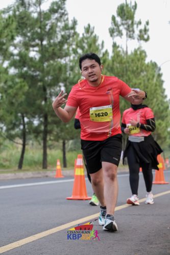 Race photo from CISANGKAN KBP CITY RUN 2025