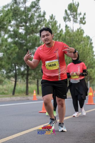 Race photo from CISANGKAN KBP CITY RUN 2025