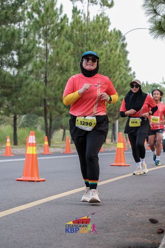 Race photo from CISANGKAN KBP CITY RUN 2025