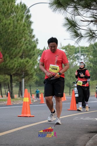 Race photo from CISANGKAN KBP CITY RUN 2025