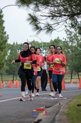 Race photo from CISANGKAN KBP CITY RUN 2025