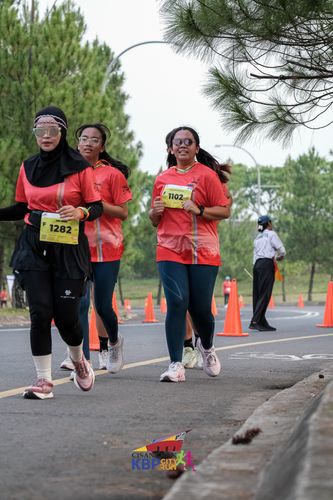 Race photo from CISANGKAN KBP CITY RUN 2025
