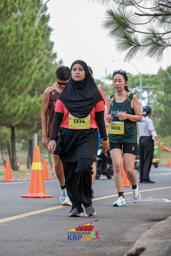Race photo from CISANGKAN KBP CITY RUN 2025
