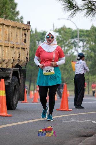 Race photo from CISANGKAN KBP CITY RUN 2025