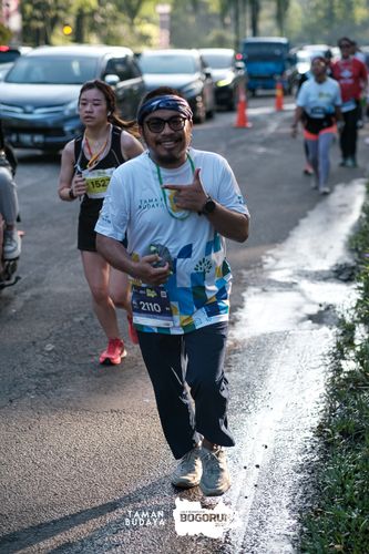 Race photo from Taman Budaya x BOGORUN 2025