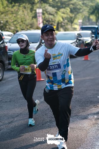 Race photo from Taman Budaya x BOGORUN 2025