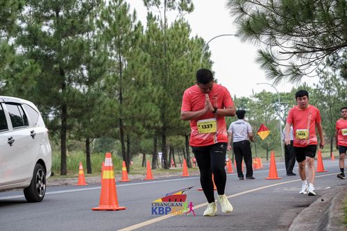 Race photo from CISANGKAN KBP CITY RUN 2025