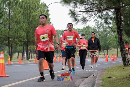 Race photo from CISANGKAN KBP CITY RUN 2025