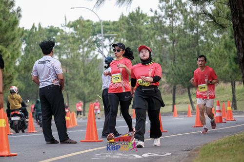 Race photo from CISANGKAN KBP CITY RUN 2025