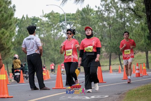 Race photo from CISANGKAN KBP CITY RUN 2025