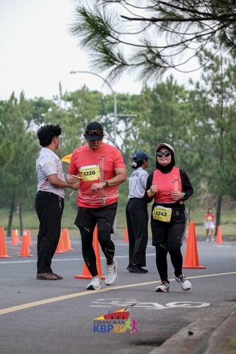 Race photo from CISANGKAN KBP CITY RUN 2025