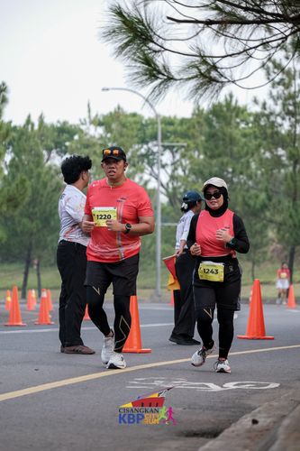 Race photo from CISANGKAN KBP CITY RUN 2025