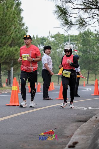 Race photo from CISANGKAN KBP CITY RUN 2025