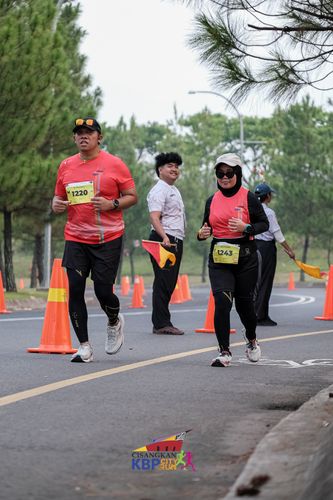 Race photo from CISANGKAN KBP CITY RUN 2025