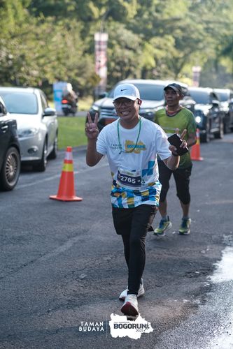 Race photo from Taman Budaya x BOGORUN 2025